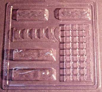 Choc Mould No. 36 - Assorted Choc Bar