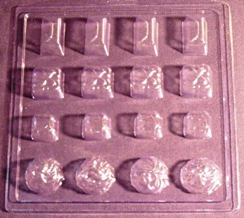 Choc Mould No. 86 - Deep Fill Square