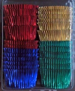 Mini Foil Cups Pkt 24