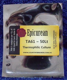 Cheese Starter Culture - TA61 50L