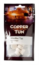 Whirlfloc® is a purifed form of high molecular weight carrageenan extracted from red marine algae (aka Irish Moss) It is used during the wort boiling step owhen brewing an all-grain beer as a wort fining agent.