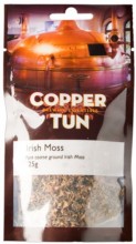 To combat protein haze, brewers add Irish Moss to the boiler when making all-grain (mash) or extract beers. Irish Moss is a sea weed extract the function of which is to encourage protein molecules to aggregate into larger particles so that they will settle out of solution.