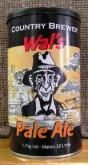 Wal's Pale Ale is a traditional Australian style Pale Ale, golden in colour with a delicate bitterness. This is definitely a popular session beer.

Fresh hops added to the concentrate give an added hop "punch" to the Wal's Range of beers.